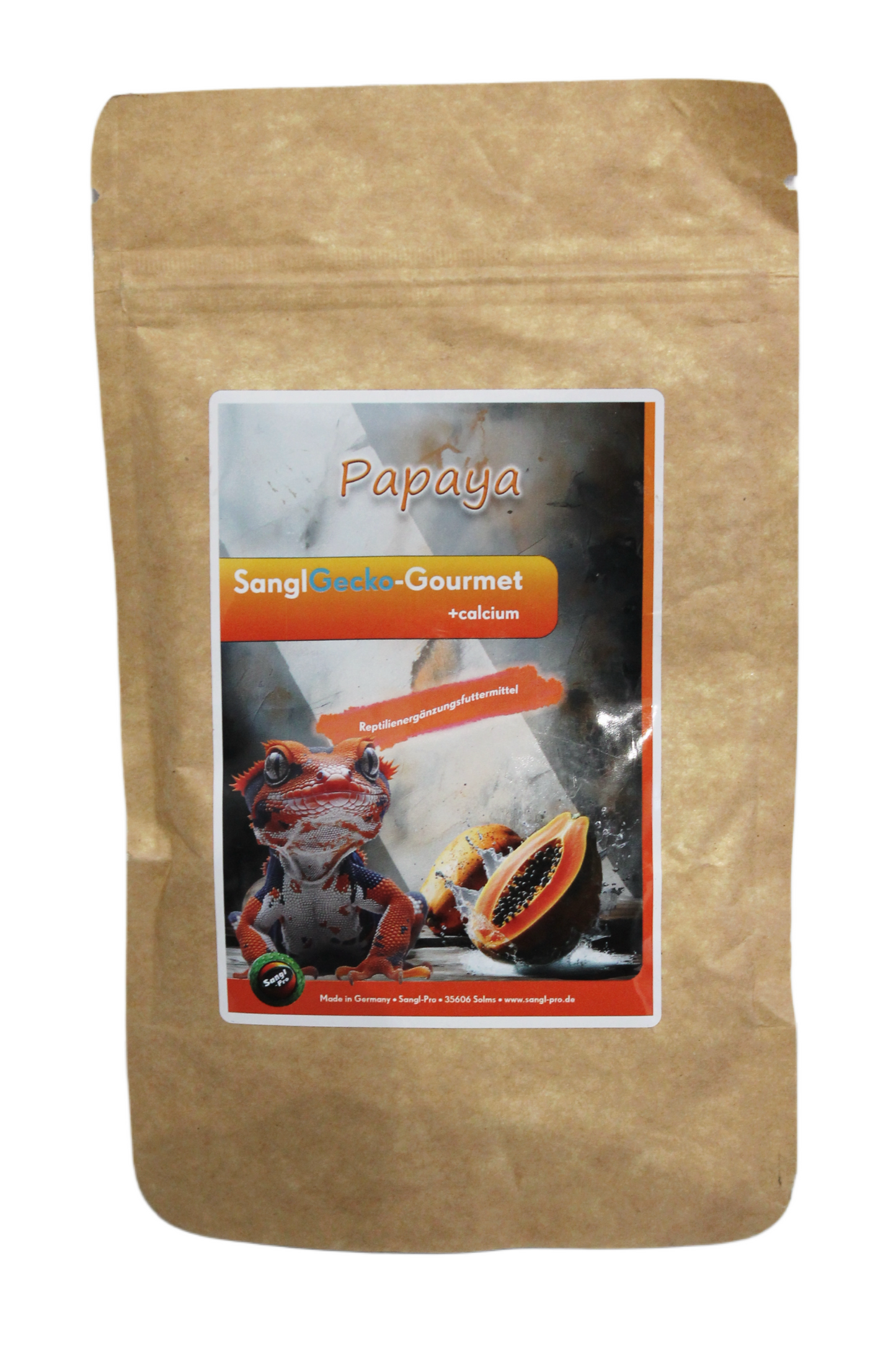 SanglGecko-Gourmet (Papaya) + Calcium